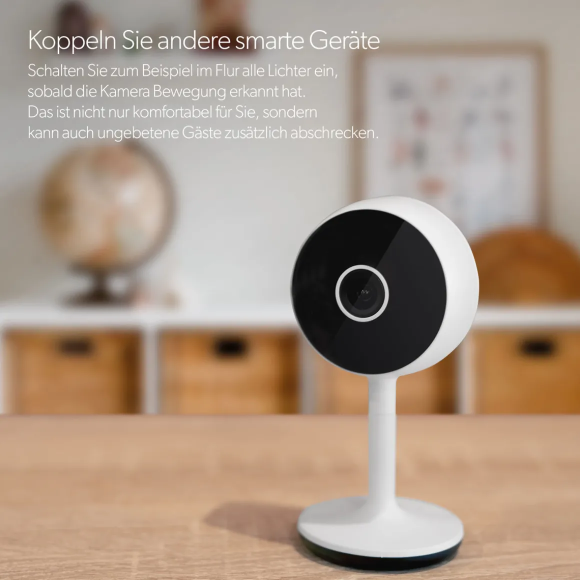 Unitec WIFI Kamera Smart inkl Bewegungssensor Indoor