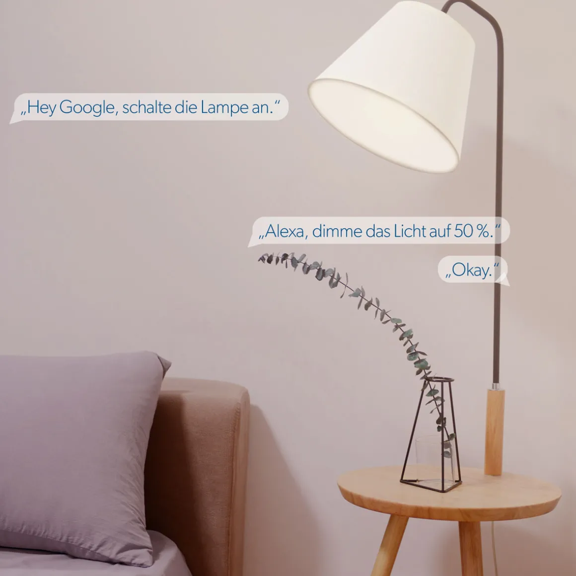 Unitec WIFI LED-Leuchtmittel Smart E14 3,5W RGB CCT dimmmbar