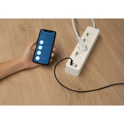 Unitec WIFI Steckdosenleiste Smart 4fach inkl 2xUSB weiß