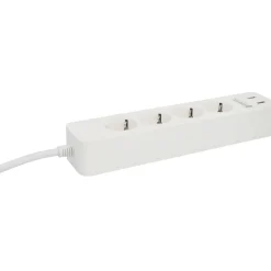 Unitec WIFI Steckdosenleiste Smart 4fach inkl 2xUSB weiß