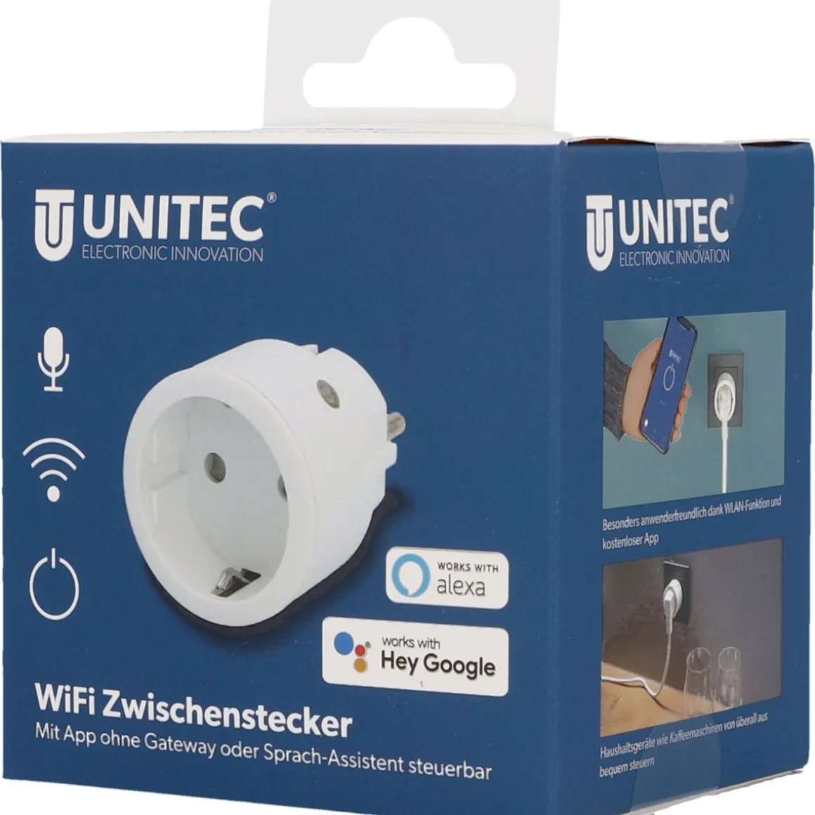 Unitec WIFI Zwischenstecker Smart weiß