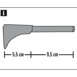 Univers-Träger 1+2lf DM 20cm weiß