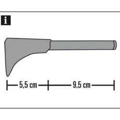 Unversal-Träger 1+2lf DM 20 cm titan