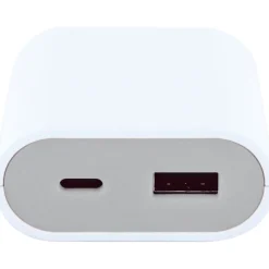 USB Ladeadapterverlaengerung 2,5m1xUSB-A 1xUSB-C weiss/grau