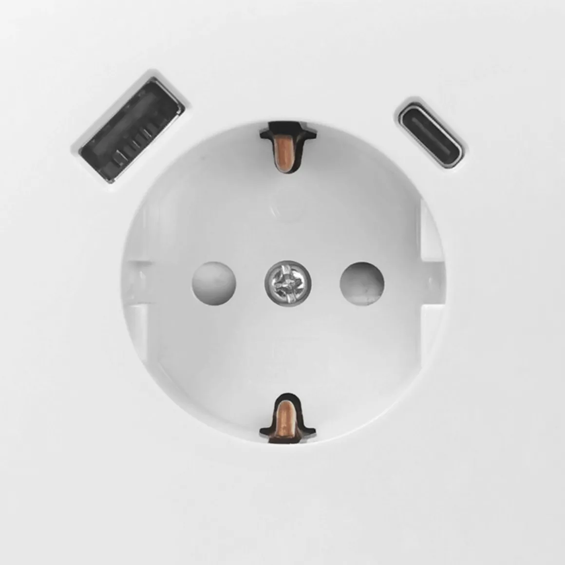 USB-Steckdose (A/C) Sao Paulo ultraweiß