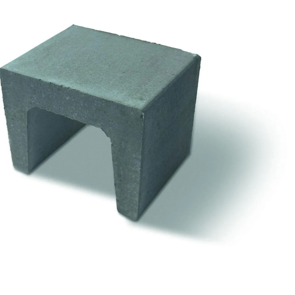 U-Stein-Ecke anthrazit 40/40/40 cm