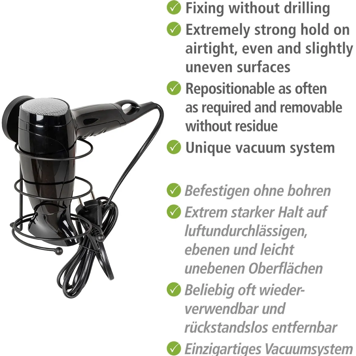 Vacuum-Loc Haartrocknerh. Milazzoschwa.