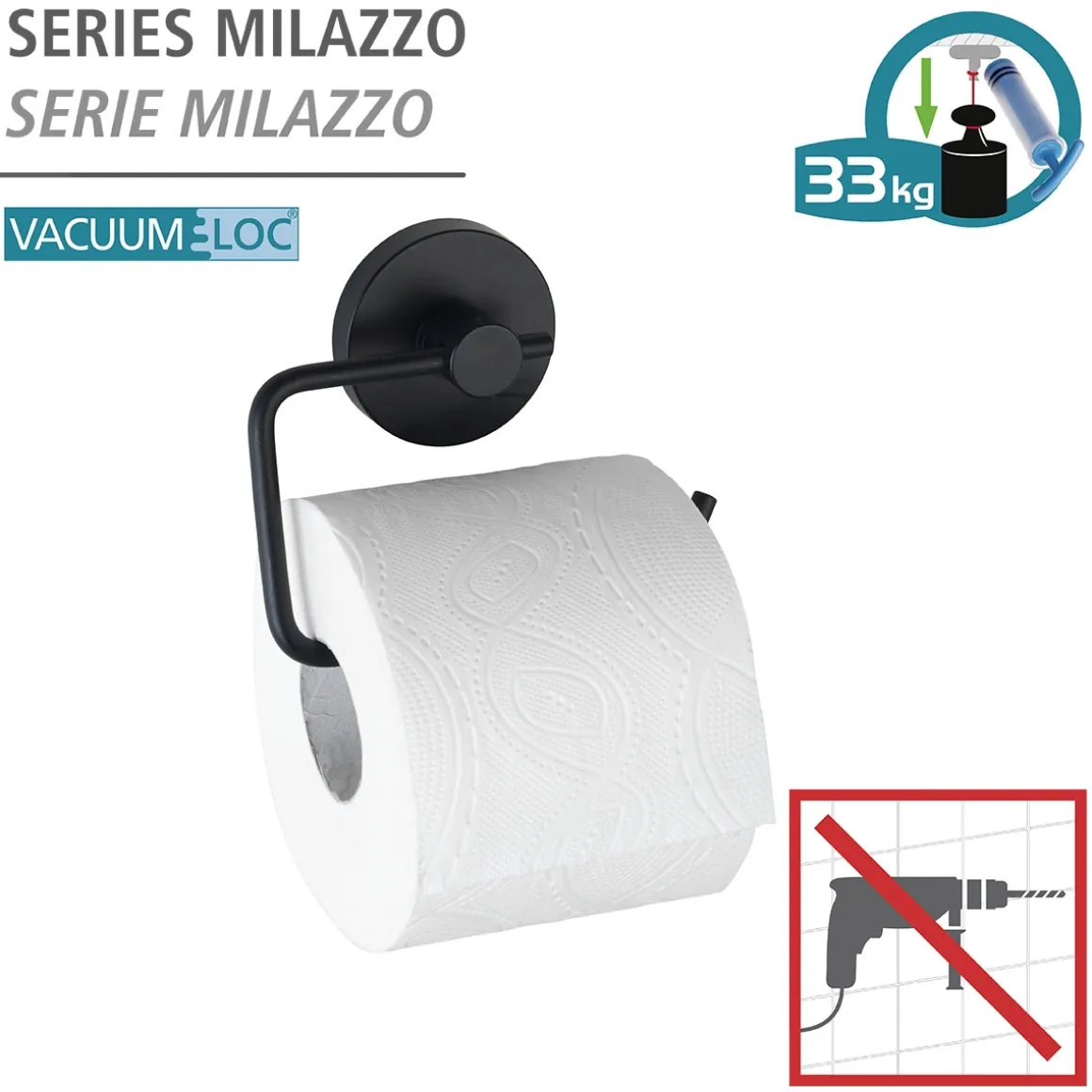 Vacuum-Loc Toilettenpapierh Milazzoschw