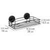 Vacuum-Loc Wandablage schwarz