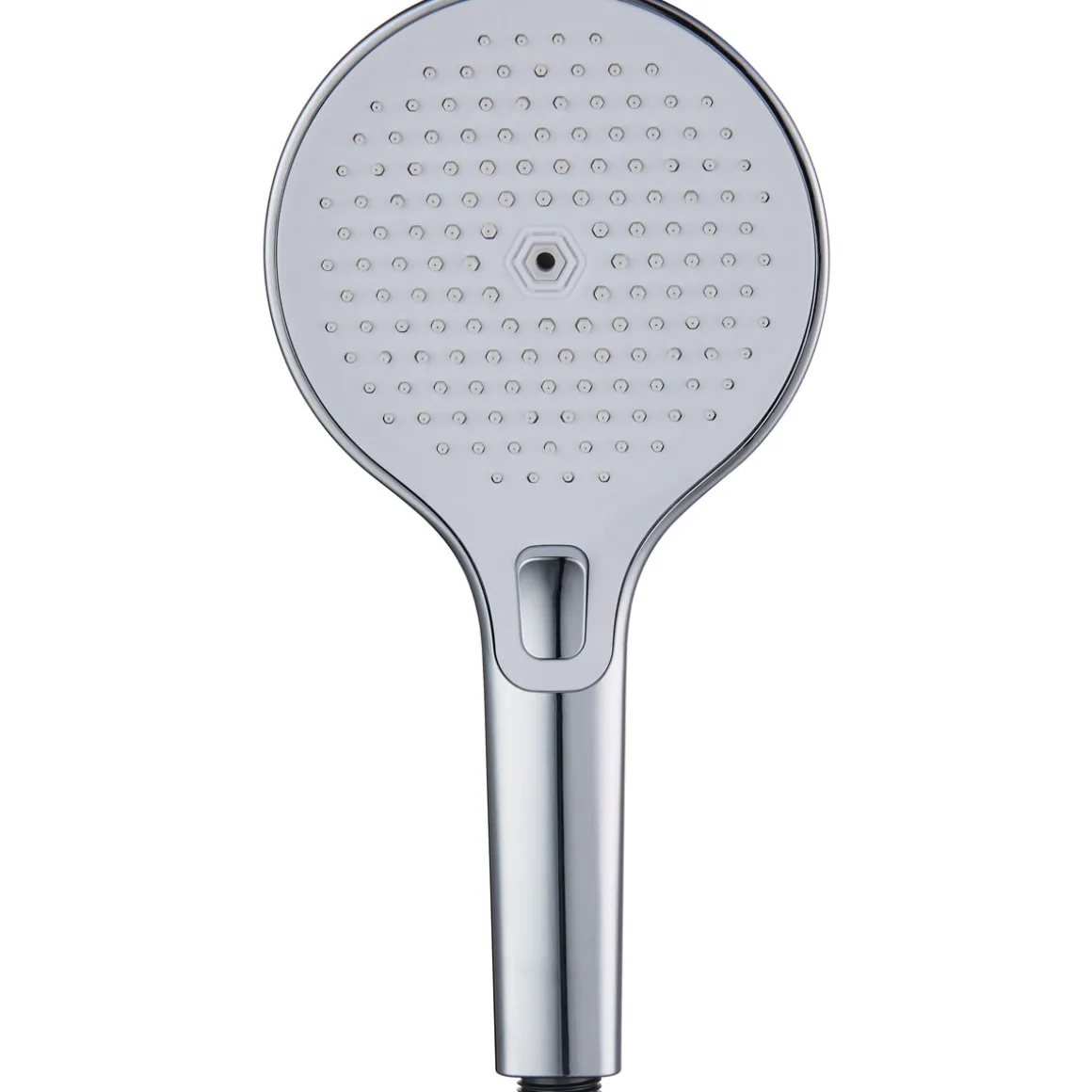 Valblue Handbrause Deba weiss chrom Nebelstrahltechnik Anti-Kalk