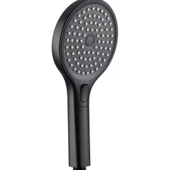 Valblue Handbrause Oria schwarz matt 3S Softstrahltechnik Anti-Kalk Dm.13cm