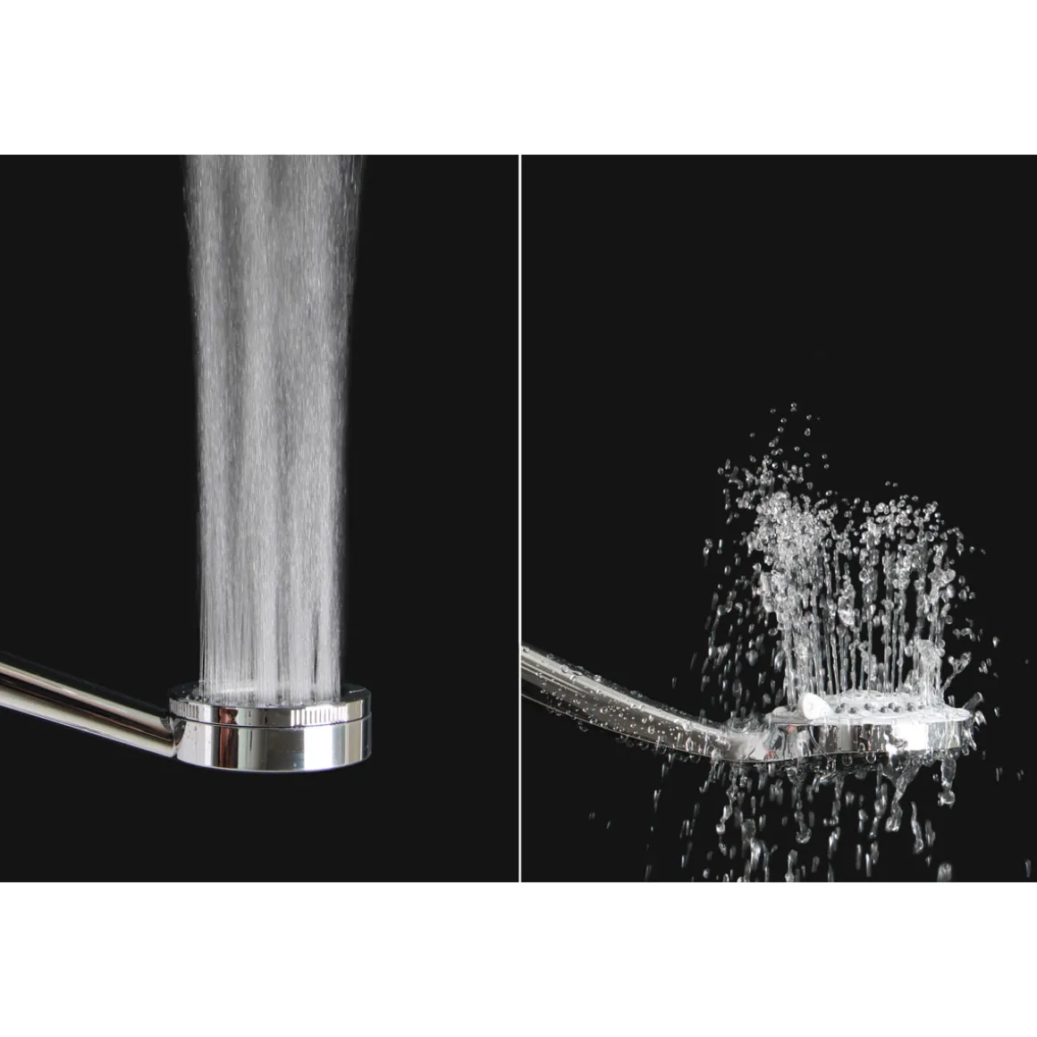 ValblueHandbrause „Tajo“ chrom Soft-Air-Technologie