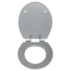 Valblue WC-Sitz Cement Betonoptik MDF-Holzkern Absenkautom. Metallscharn.