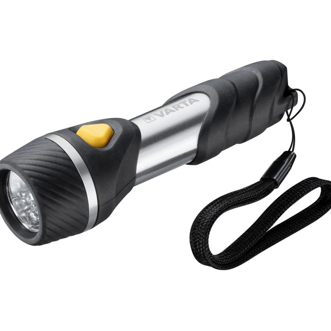 Varta LED-Taschenlampe Day Light Multi LED F10 mit Batterien schwarz
