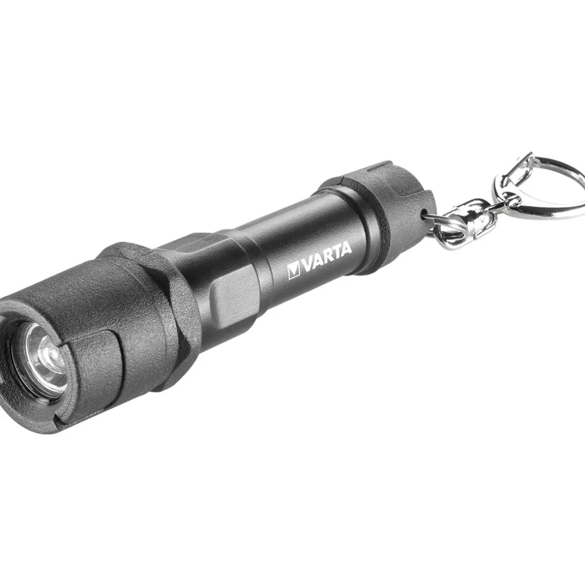 Varta LED-Taschenlampe Key Chain 16701 mit Batterien schwarz