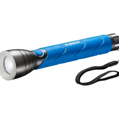 Varta LED-Taschenlampe Outdoor Sports F30 mit Batterien blau