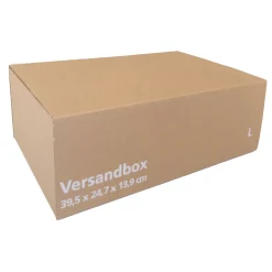 Versandbox L 395 x 247 x 139 mm weiß