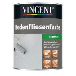 VincentBodenfliesenfarbe RAL 9016 matt 2,5 L
