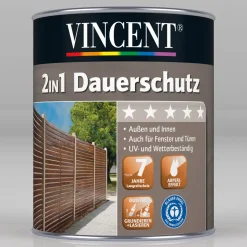 Vincent 2in1 Dauerschutz Weiß 0,375 L