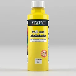 Vincent Voll- und Abtönfarbe gelb 0,5 L