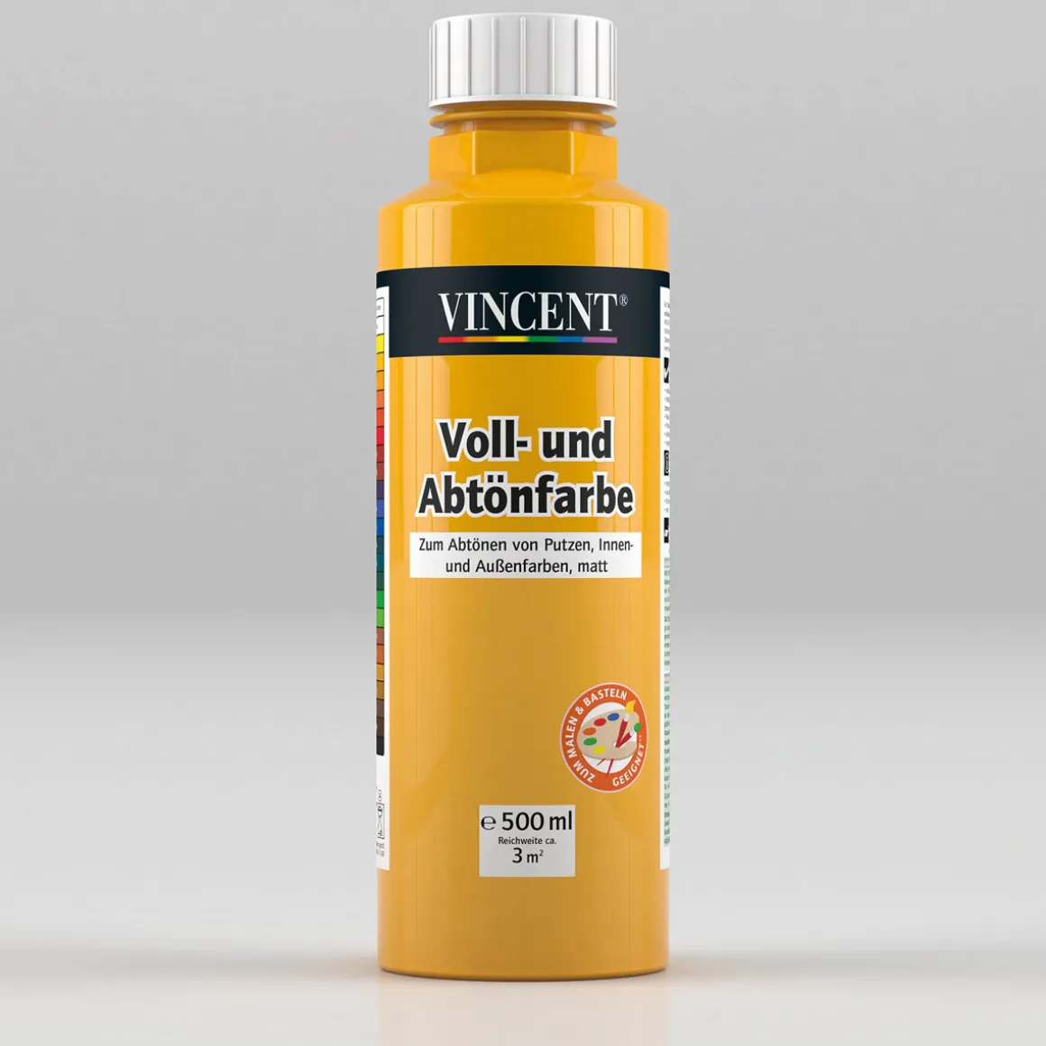 Vincent Voll- und Abtönfarbe goldgelb 0,5 L