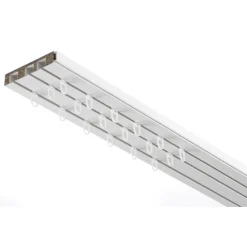 Vorhangschiene GE 3 120cm weiß