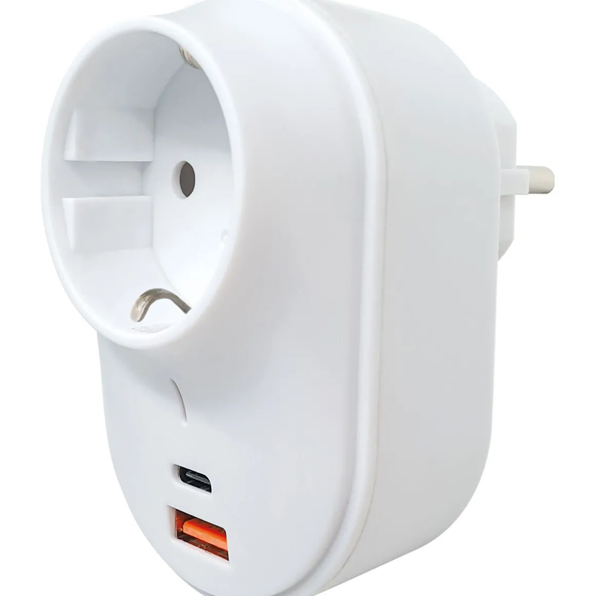 230V Steckdosenadapter USB Typ A+C