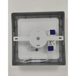 WallCeiling Lunar LED-Panel 225x225 mm15,4W 230V Chrom matt Alu