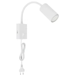 Wandleuchte Robby, exkl. 1x GU10 25WMetall weiss mattBxH: 70x440mm