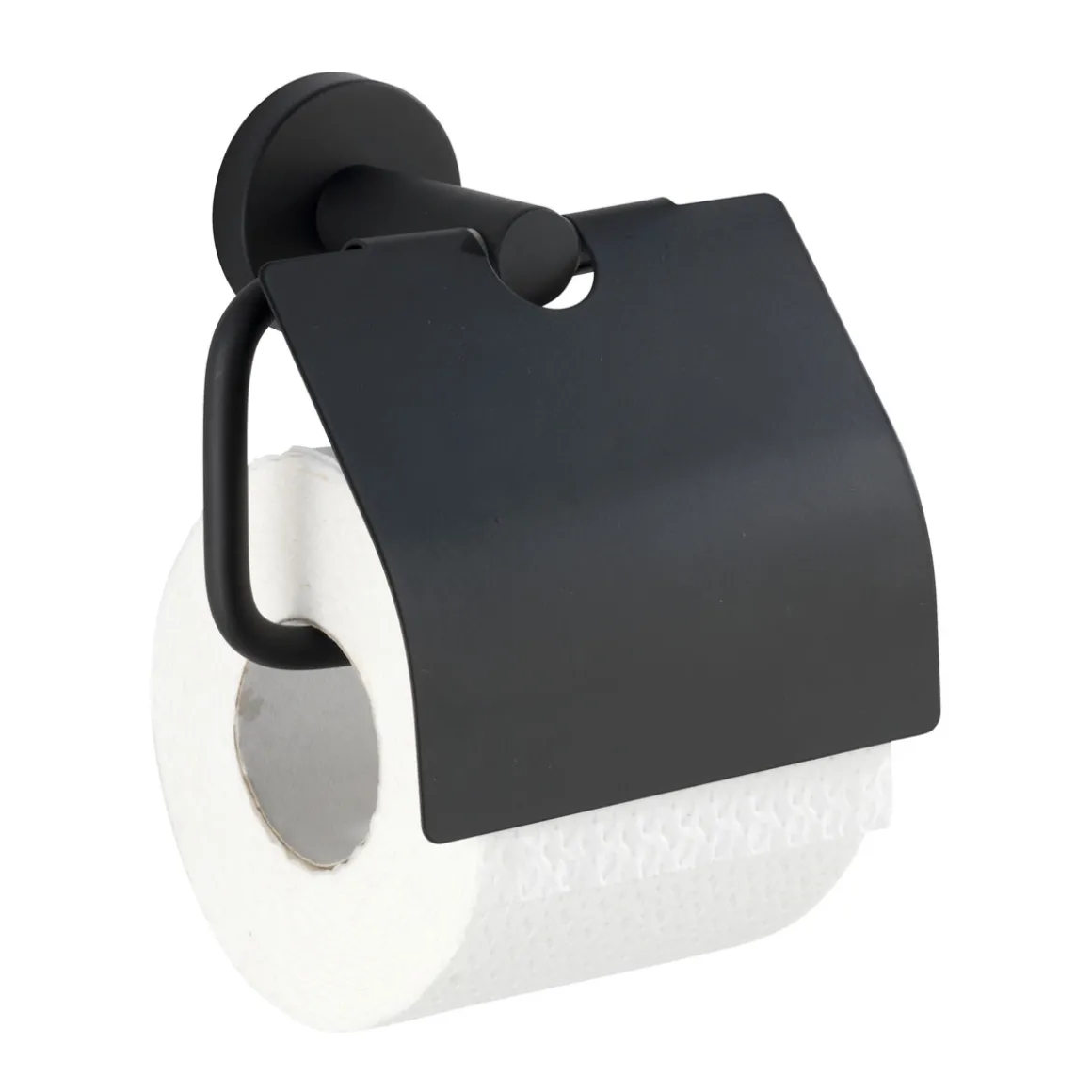 WC-Papierhalter m Deckel Bosio Black