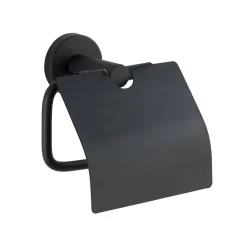 WC-Papierhalter m Deckel Bosio Black