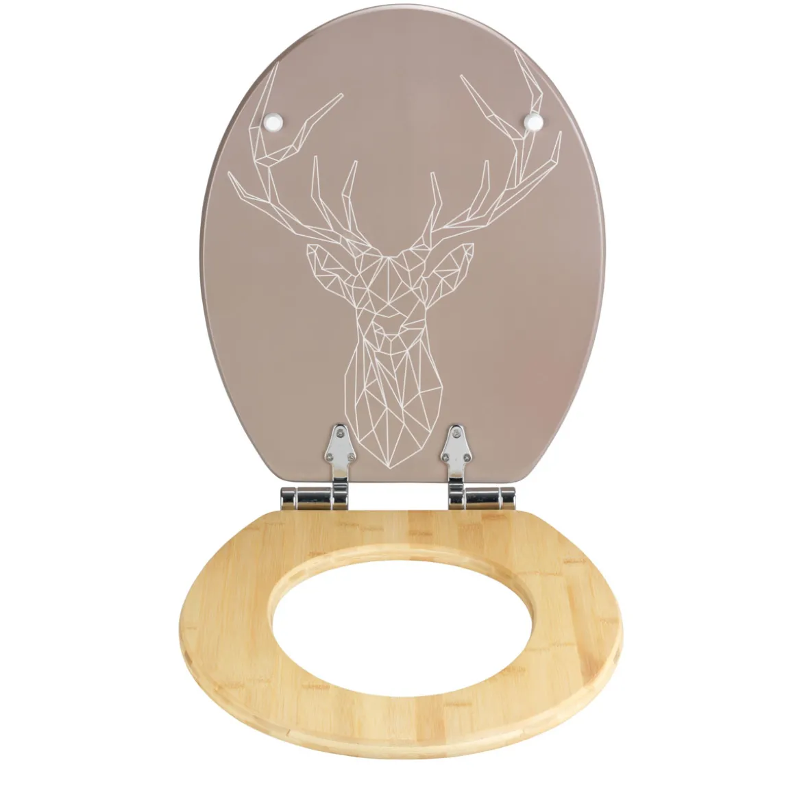WC-Sitz Stag, MDF/Bambus