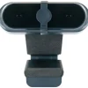 Webcam m. integrierter Abdeckung schwarz