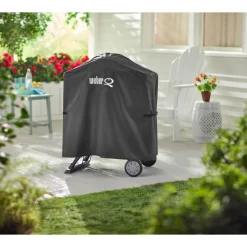 Weber Abdeckhaube Premium für Q 2000-Serie inkl Rollwagen o Stand