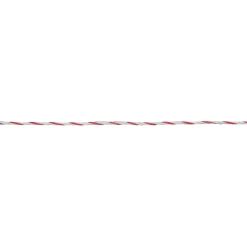 Weidezaunlitze TopLine Plus 400 m weiß-rot 400 Stück