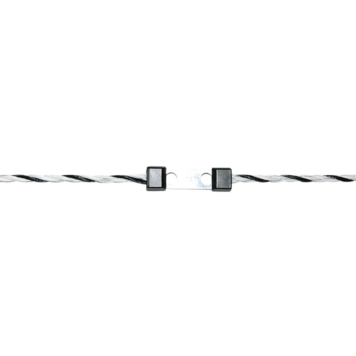 Weidezaunseil TopLine 200 m Durchmesser 6 mm schwarz-weiß