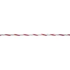 Weidezaunseil TopLine Plus 200 m Durchmesser 6 mm weiß-rot