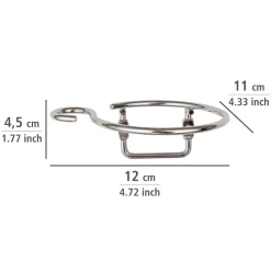 Wenko Haartrocknerhalter Milano Chrom