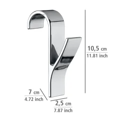 Wenko Haken für Handtuchheizkörper chrom 2er Set