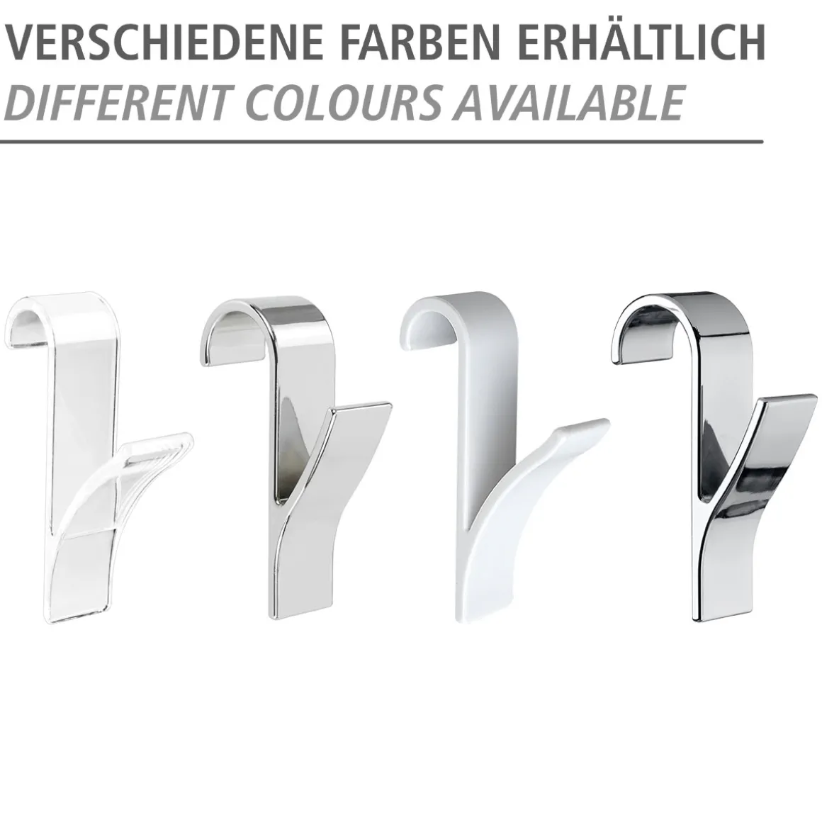 Wenko Haken für Handtuchheizkörper chrom 2er Set