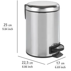 Wenko Kosmetik Treteimer Leman 3 L