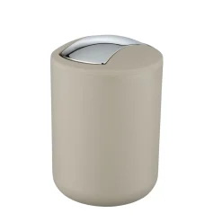 Wenko Schwingdeckeleimer Brasil S taupe 2 L