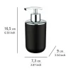 Wenko Seifenspender Brasil schwarz 320 ml