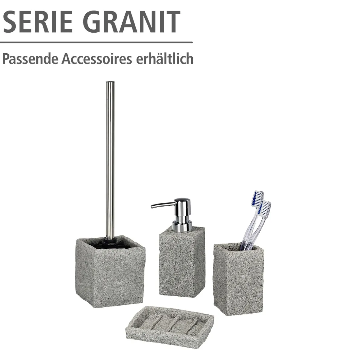 Wenko Seifenspender Granit ca 215 ml