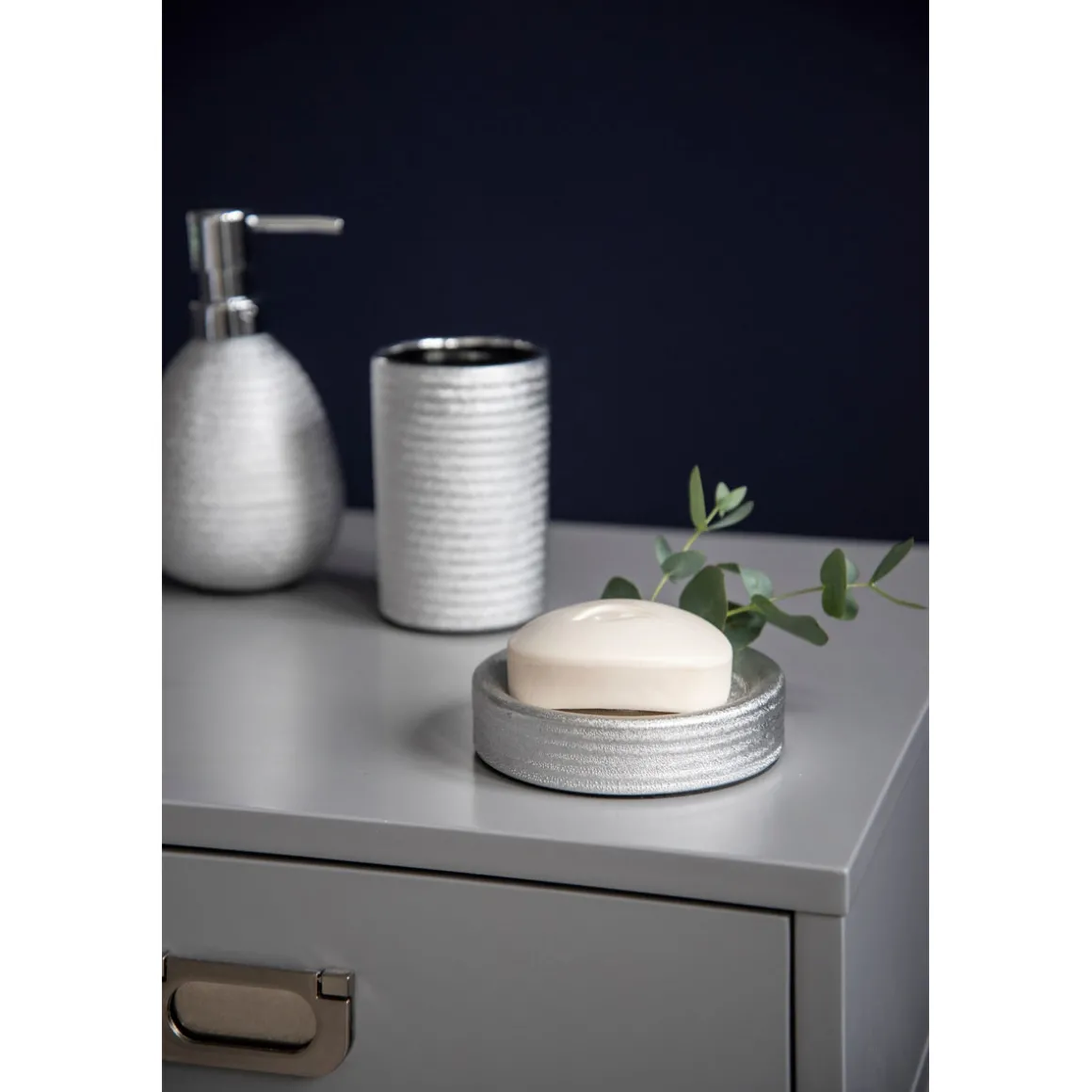Wenko Seifenspender Polaris Juwel silber 390 ml