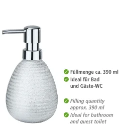 Wenko Seifenspender Polaris Juwel silber 390 ml