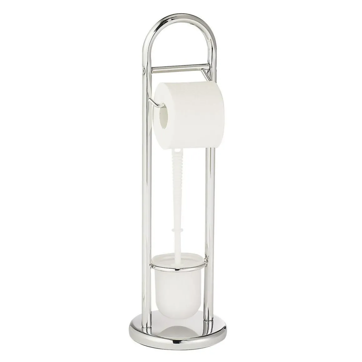 Wenko Stand WC-Garnitur Siena chrom