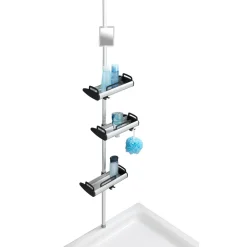 Wenko Teleskop Dusch-Regal Line mit 3 Ablagen