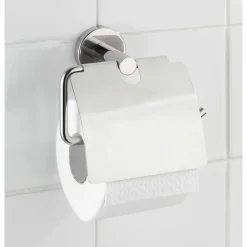 Wenko Toilettenpapierhalter Bosio mit Deckel