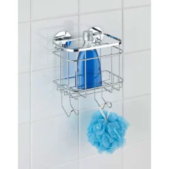 Wenko Turbo-Loc Wandkorb mit Haken